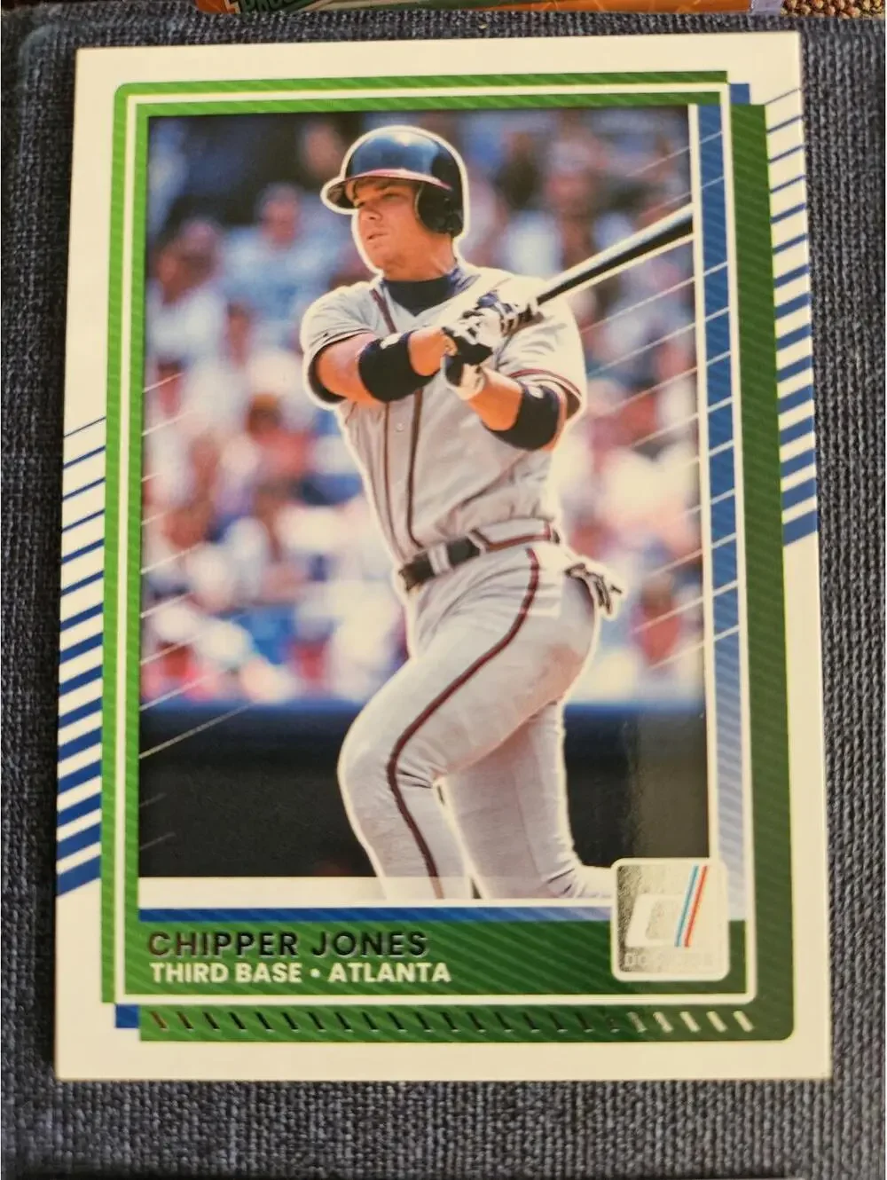 Chipper Jones - HOF - 2025 Panini Donruss baseball - #92 - Braves - RAW Mint
